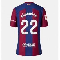 Dámy Fotbalový dres Barcelona Ilkay Gundogan #22 2023-24 Domácí Krátký Rukáv